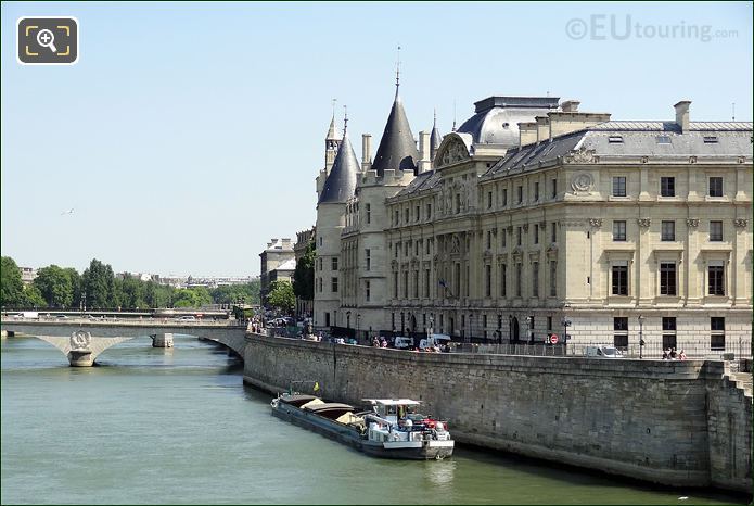 La Conciergerie royal palace with turrets