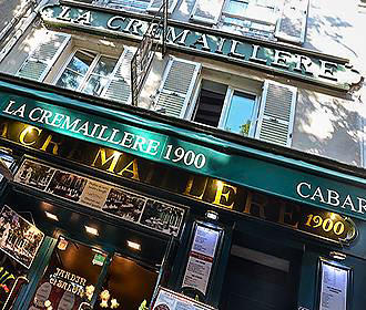 Front facade of La Cremaillere 1900 Restaurant