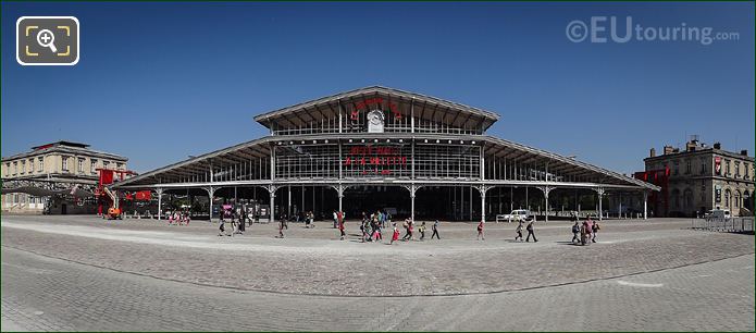 Panoramic photo of La Grande Halle