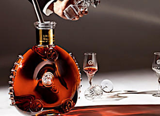 La Reserve Louis XIII historical decanters