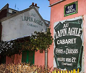 Lapin Agile sign