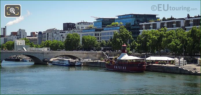 Batofar from Passerelle Simone de Beauvoir