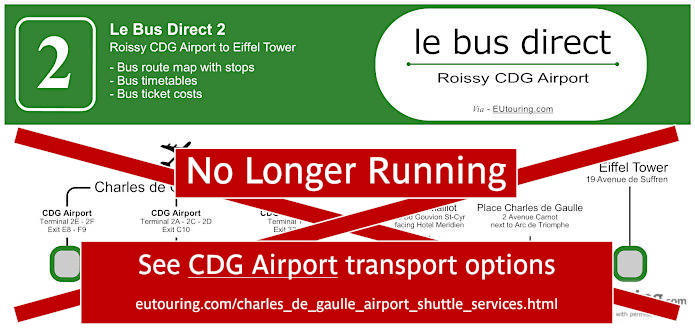 Le Bus Direct 2 map and info