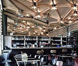 Bar area at Le Cafe Cache