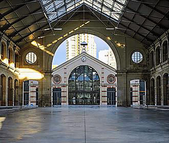 Exhibition hall at Le Centquatre