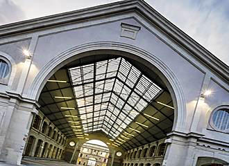 Outside facade of Le Centquatre