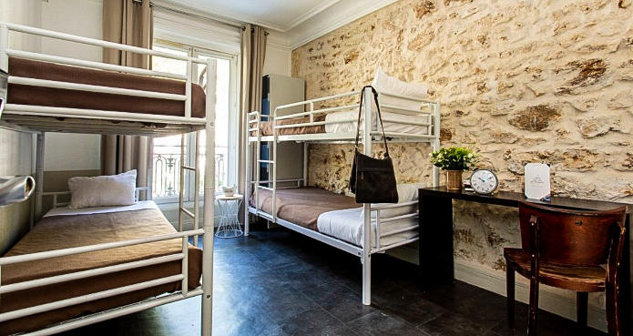 Le Regent Montmartre Hostel dorm room
