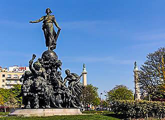 Triomphe de la Republique at Place de la Nation