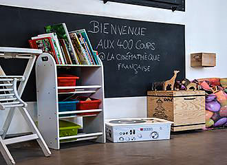 Children's corner in Les 400 Coups