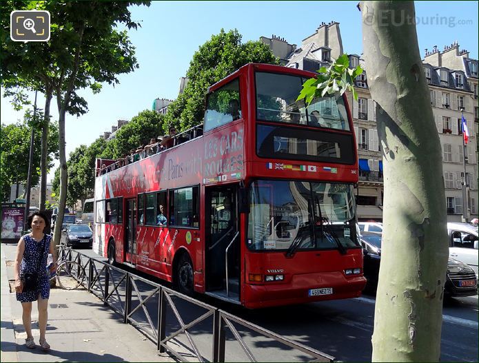 Disabled friendly lower deck of Les Car Rouges