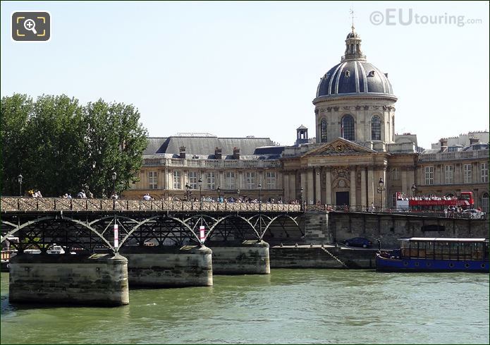 Pont des Arts, Institut de France and Les Car Rouges