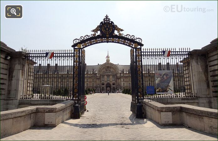 Hotel National des Invalides gilded gates