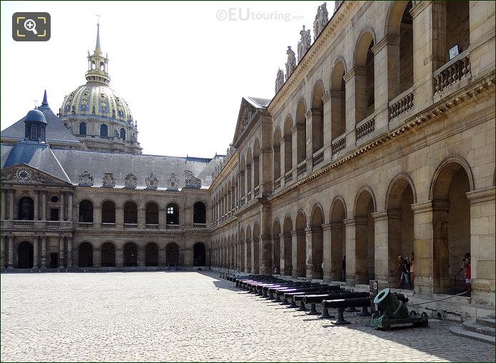 Les Invalides Cour d'Honneur West wing