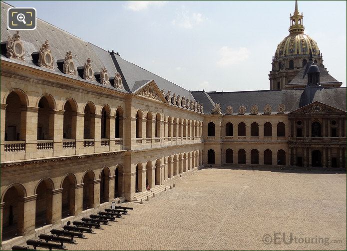 Les Invalides Cour d'Honneur East wing