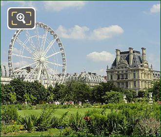 Pavillon de Marsan and Ferris wheel