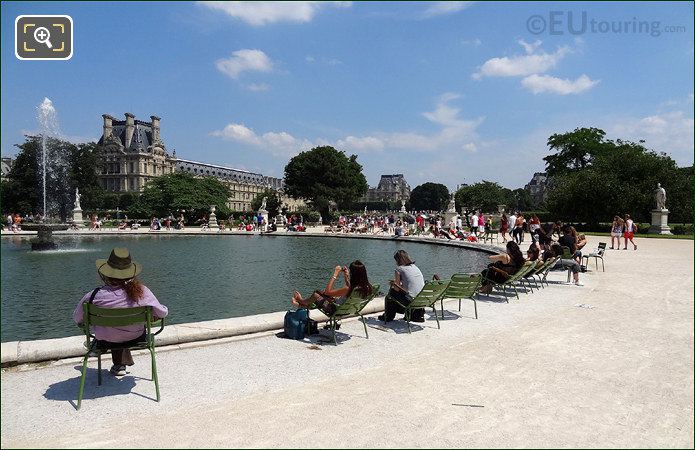 Louvre Museum with fountain