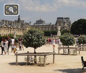 Pavillon Turgot from Tuileries Gardens