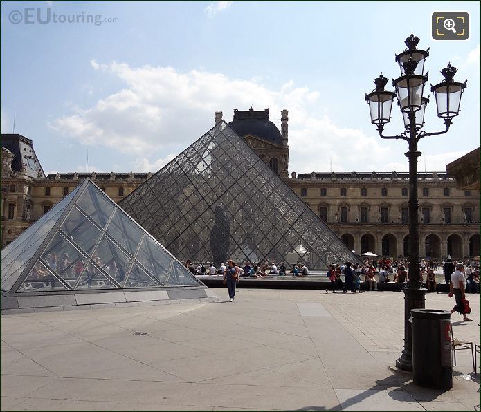 Pyramids at the Louvre Museum