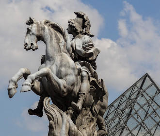 Louvre Museum King Louis XIV Statue