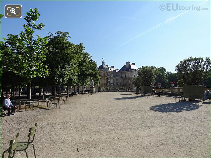 North end of Jardin du Luxembourg Western terrace