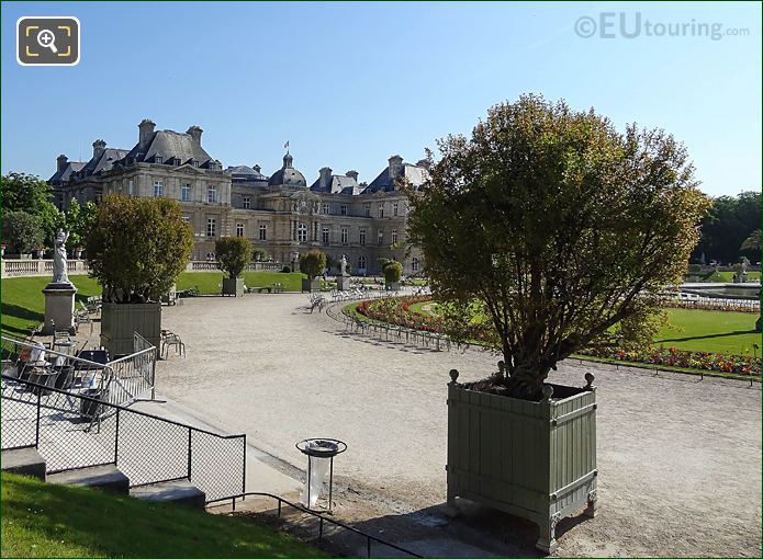 Jardin du Luxembourg pot 34 and Punica Granatum Flore Pleno