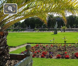 Luxembourg Gardens central area and east terrace