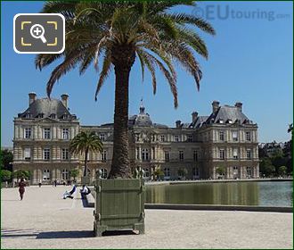 Jardin du Luxembourg palace and grand basin