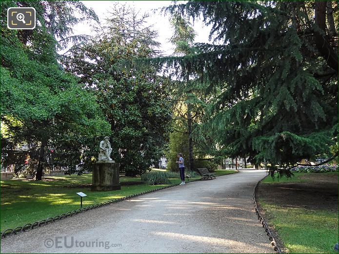 North view of Jardin du Luxembourg East path