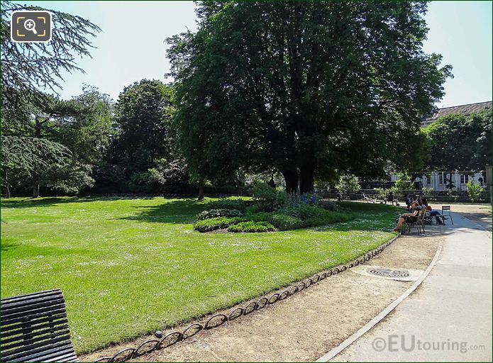 South view over the gardens South end of Jardin du Luxembourg