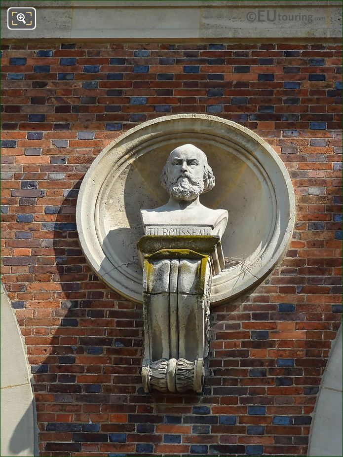 Jardin du Luxembourg Theodore Rousseau Orangerie bust