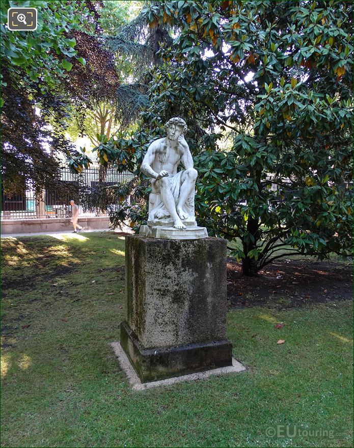 Il Dispetto statue, Jardin du Luxembourg, Paris