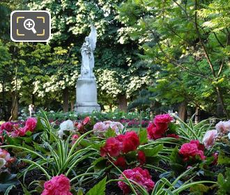 Bedding plants in Jardin du Luxembourg