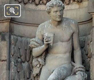 Faun statue, Fontaine Medicis, Jardin du Luxembourg