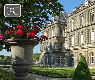 East facade of Palais du Luxembourg, home of French Senate