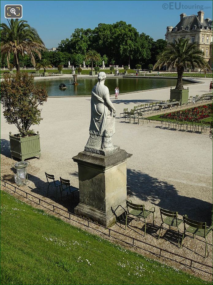 Water feature pond, Jardin du Luxembourg, Paris