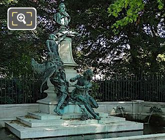 Water Fountain and Monument to Eugene Delacroix, Jardin du Luxembourg, Paris