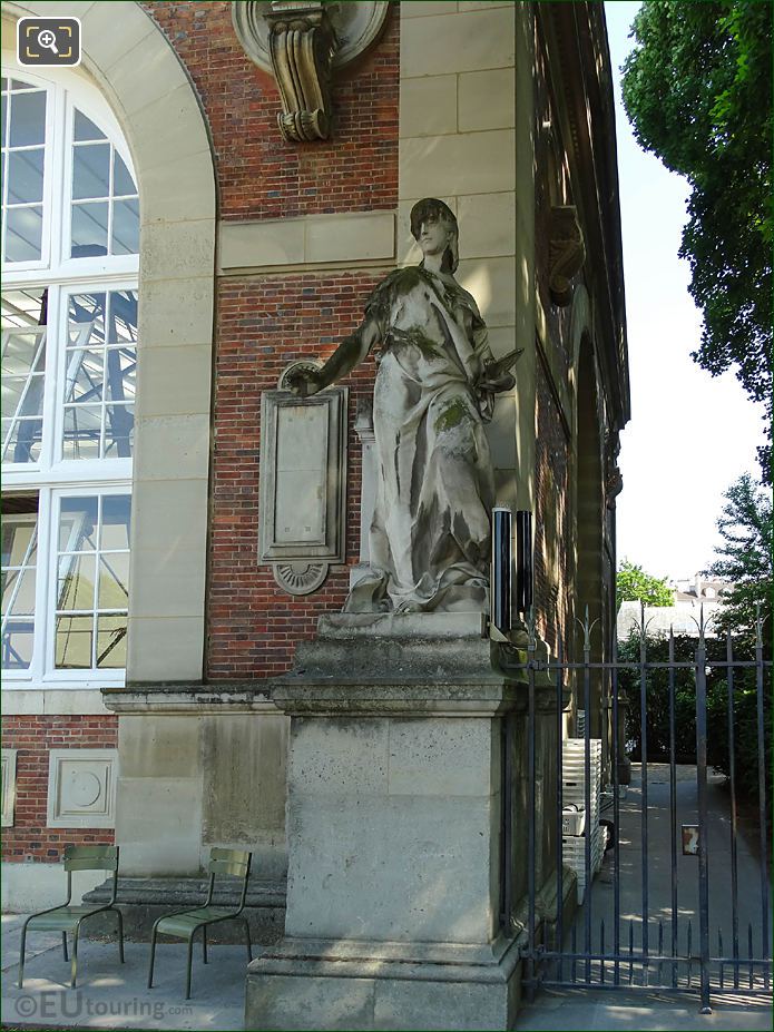 Jardin du Luxembourg, The Painting statue, East end of Orangerie