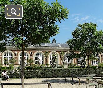 Jardin du Luxembourg Orangerie on NW side of garden