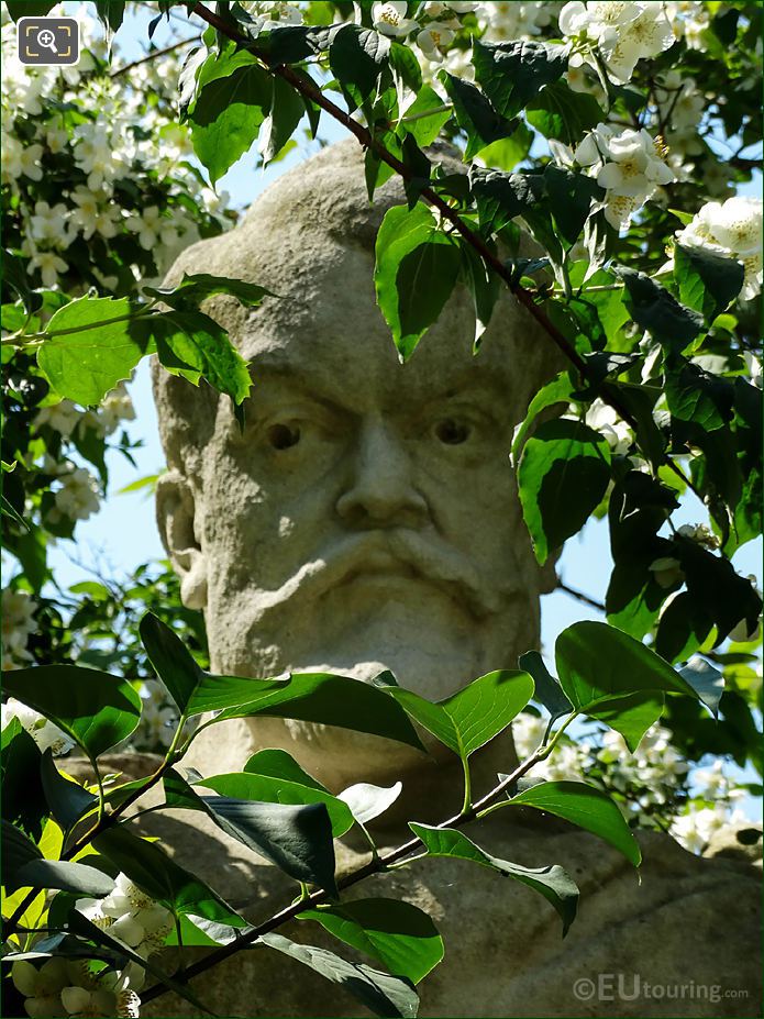 Jardin du Luxembourg Gabriel Vicaire Monument West side of garden