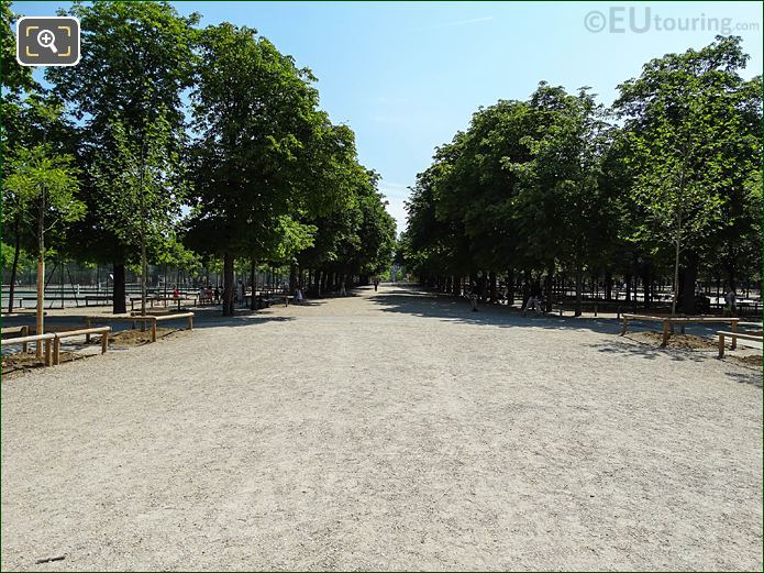 East view of Jardin du Luxembourg West Allee