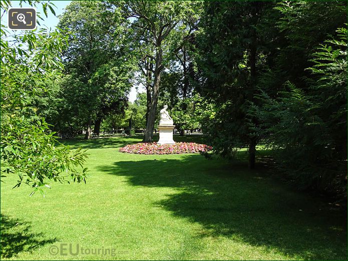 Jardin du Luxembourg West garden looking North