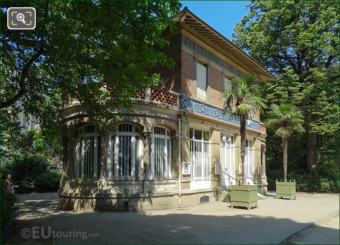 Pavillon Davioud front facade and left hand side wing