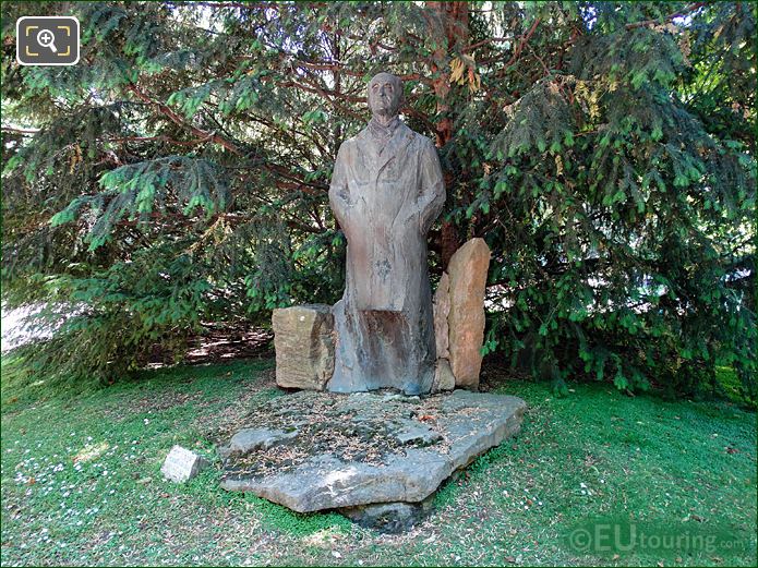 Jardin du Luxembourg Pierre Mendes France Monument in South of garden