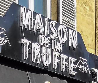 Maison de la Truffe sign