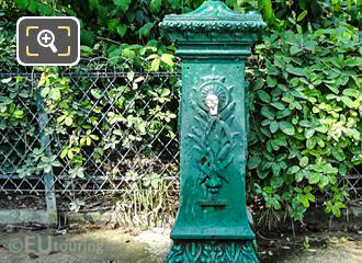 Free drinking water fountain inside Champ de Mars