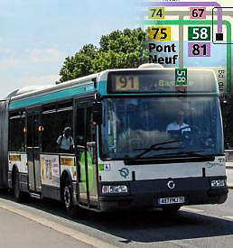 Paris bus maps