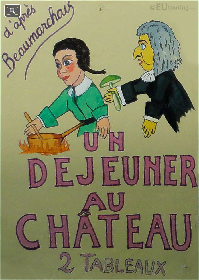 Poster at Marionnettes du Champ de Mars, Paris