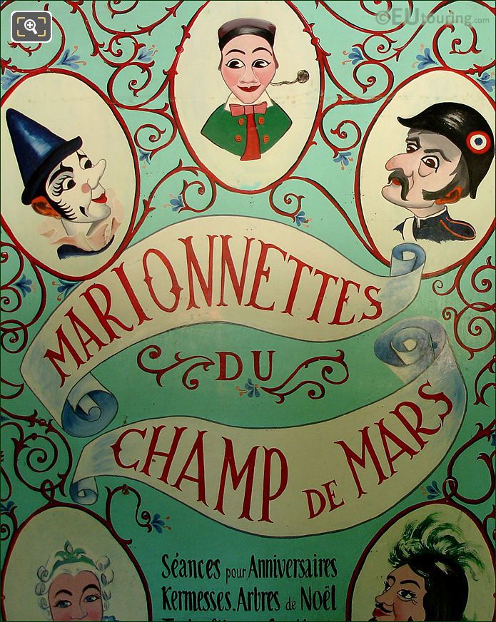 Puppet show theatre Les Marionnettes du Champ de Mars