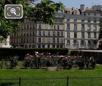 Rose garden at Memorial des Martyrs de la Deportation