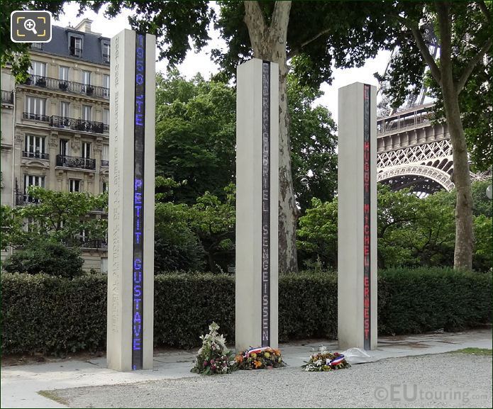 Memorial National de la Guerre d'Algerie et des Combats du Maroc et de la Tunisie by Eiffel Tower